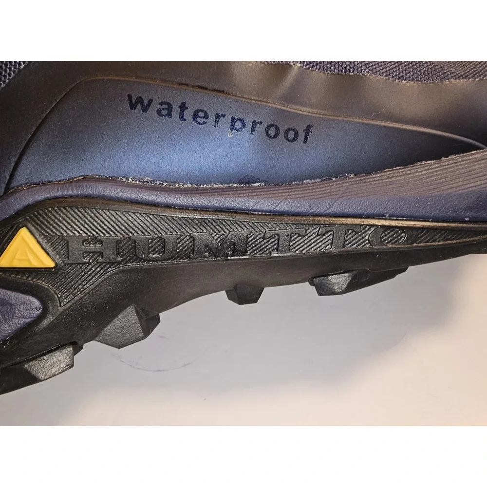 HUMTTO Mens All-Terrain Waterproof Hiking Boots Outdoor Series Navy Blue Sz 11.5